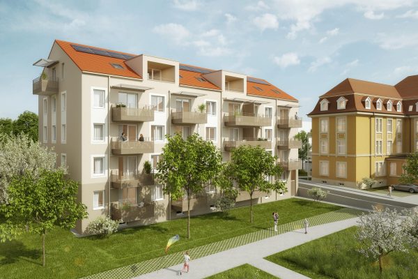 André Noël Park, Haus 4 – Außenansicht
